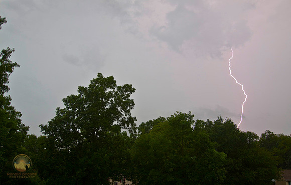 Lightning in Richmond copyright ronaldzinconephotography