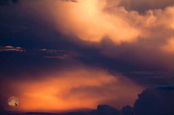 Thunderhead reflection in water, Caribbean copyright ronaldzinconephotography