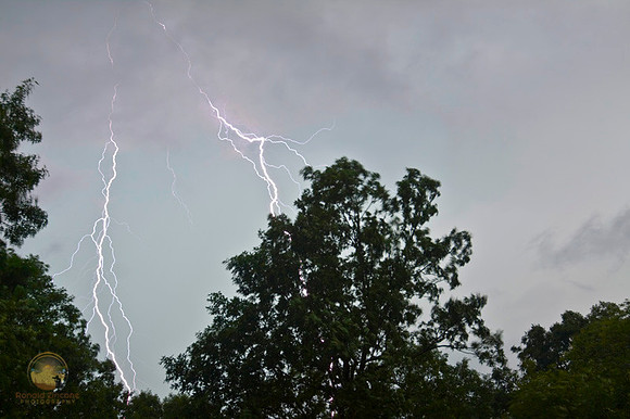 Lightning in Richmond copyright ronaldzinconephotography