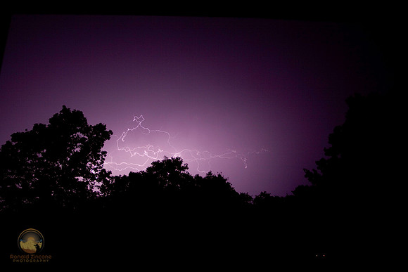 Severe thunderstorm over Providence copyright ronaldzinconephotography