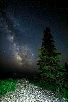 Summer Milky Way and Jupiter over Seawall Beach, Arcadia, Maine copyright ronaldzinconephotography