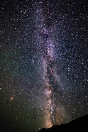 summer Milky Way, satellite, Mars over Arcadia, Maine 2018 copyright ronaldzinconephotography
