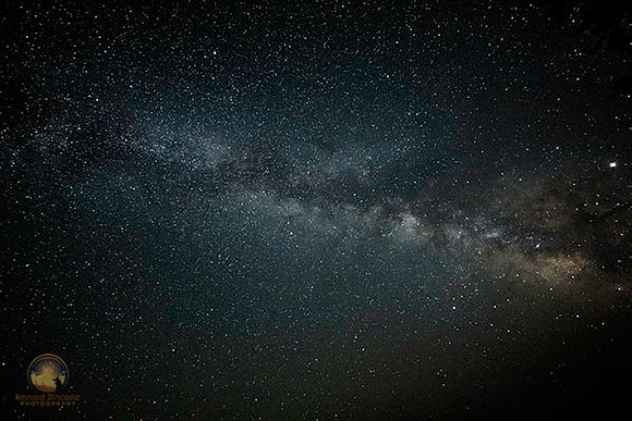 Summer Milky Way and Jupiter over Seawall Beach, Arcadia, Maine copyright ronaldzinconephotography