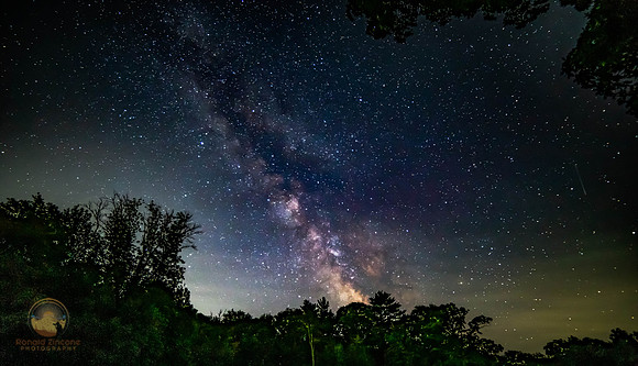 summer Milky Way over Borders Farm, Foster, RI