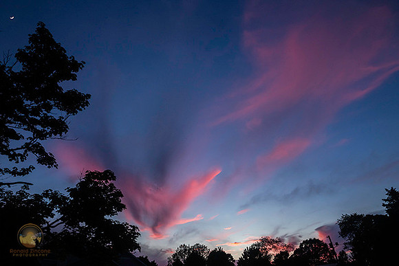 Sunset at Cold Spring Beach, North Kingstown copyright ronaldzinconephotography Beach