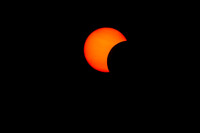 71.8% partial solar eclipse at NKTB.  copyright ronaldzinconephotography