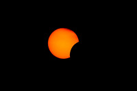 71.8% partial solar eclipse at NKTB.  copyright ronaldzinconephotography