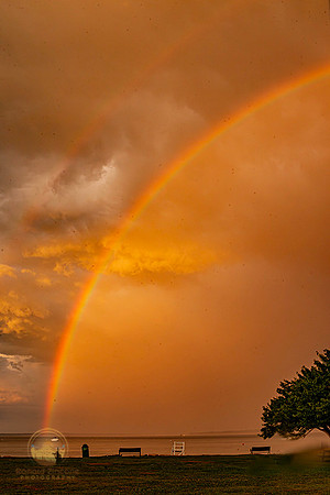 Double Rainbow over NKTB  copyright ronaldzinconephotography