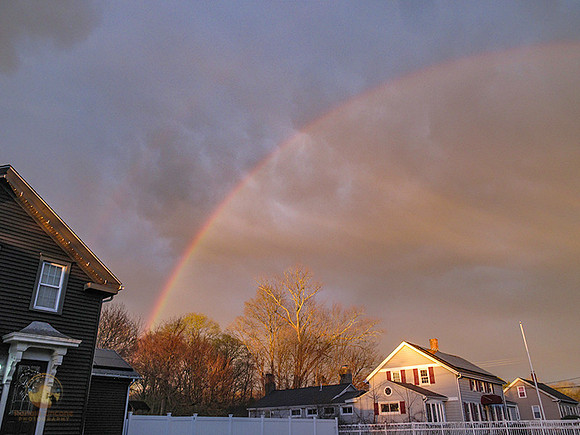 Double rainbow over North Kingstown  copyright ronaldzinconephotography