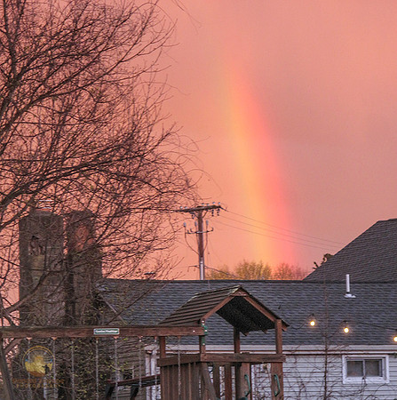 Double rainbow over North Kingstown  copyright ronaldzinconephotography