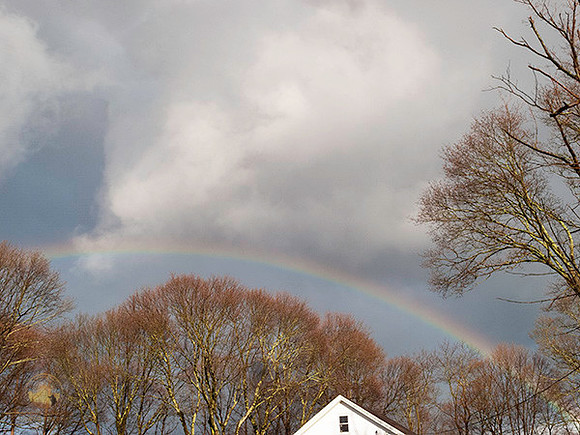 Rainbow over North Kingstown  copyright ronaldzinconephotography