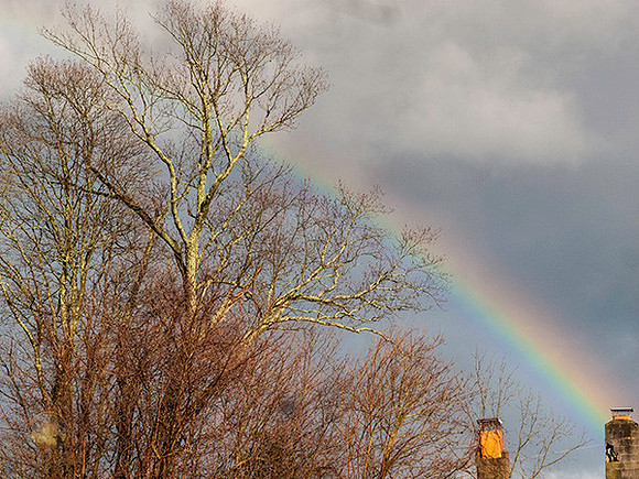 Rainbow over North Kingstown  copyright ronaldzinconephotography