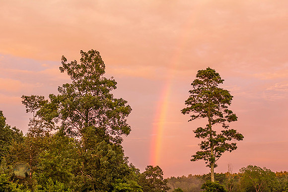 Rainbow over Exeter, RI copyright ronaldzinconephotography