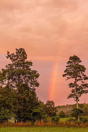 Rainbow over Exeter, RI copyright ronaldzinconephotography