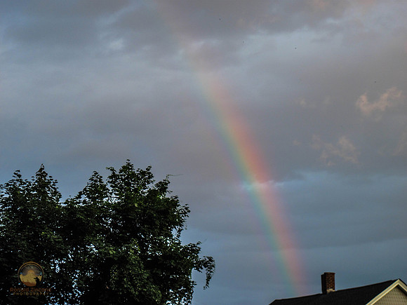 Rainbow over North Kingstown, RI copyright ronaldzinconephotography