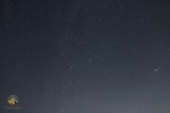 Casseopia and M31 with 4-pt star filter copyright ronaldzinconephotography
