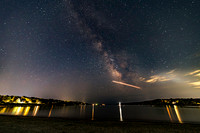 SpaceX Falcon 9 rocket and SMW Mackeral Cove, Jamestown RI 081526 copyright ronaldzinconephotography