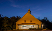 Venus and Jupiter conjunction over Dighton church 2026 copyright ronaldzinconephotography