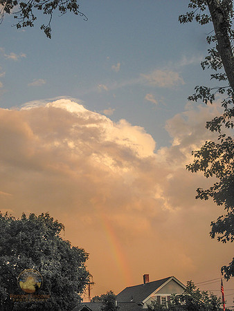 Thunderstorm and Rainbow  copyright ronaldzinconephotography