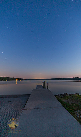 Ursa Major over Beach Pond copyright ronzinconephotography