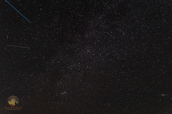 Casseopia and Satellites over Echo Lake Beach, Acadia, Maine copyright ronaldzinconephotography