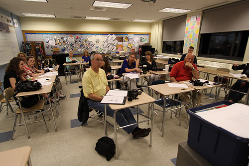 Classroom instruction at Glastonbury Adult Education Center, CT