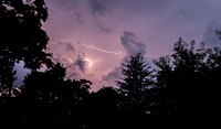 Lightning over North Kingstown town beach copyright ronaldzinconephotography