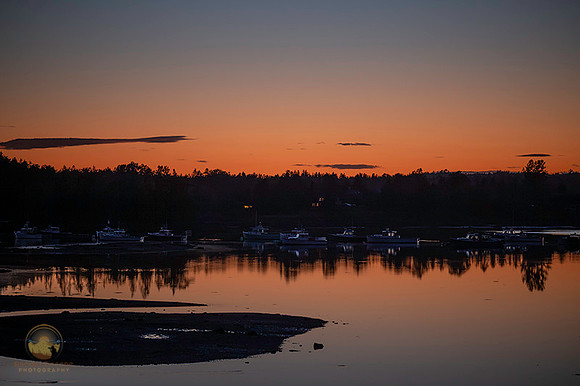 Sunset over Shore Road, SW Harbor, Acadia, Maine  copyright ronaldzinconephotography