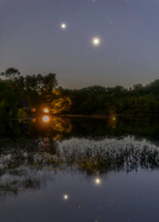 Venus and Jupiter Conjunction at Barber's Pond with Soft filter