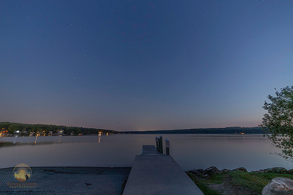 Ursa Major over Beach Pond copyright ronzinconephotography