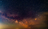 summer Milky Way in Ha over Watch Hill copyright ronaldzinconephotography