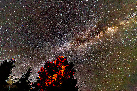 Summer Milky Way over Bass Harbor, Acadia, Maine copyright ronaldzinconephotography