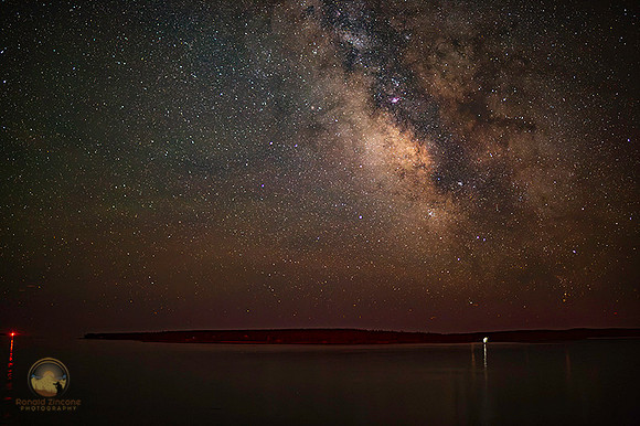 summer Milky Way over Bass Harbor copyright ronaldzinconephotography