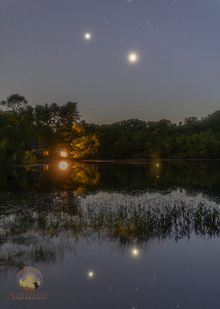 Venus and Jupiter Conjunction at Barber's Pond with Soft filter