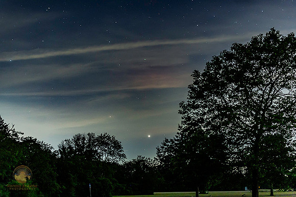 Venus in the West over frosty drew copyright ronaldzinconephotography