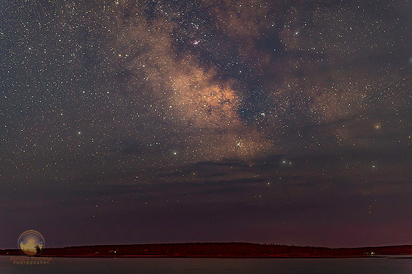 Summer Milky Way over Bass Harbor, Acadia, Maine copyright ronaldzinconephotography