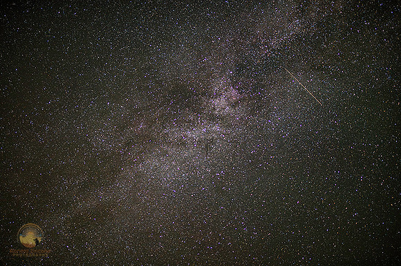 Summer Milky Way with Satellite at Sand Beach, Acadia, Maine copyright ronaldzinconephotography
