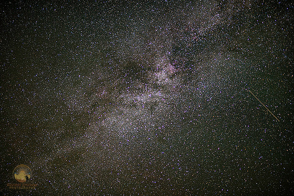 summer Milky Way with Satellite at Sand Beach, Acadia, Maine copyright ronaldzinconephotography