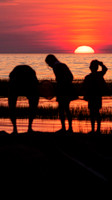 Sunset Silhouette at Paine's Creek copyright ronaldzinconephotography