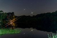 Venus and Jupiter Conjunction at Barber's Pond with Star filter