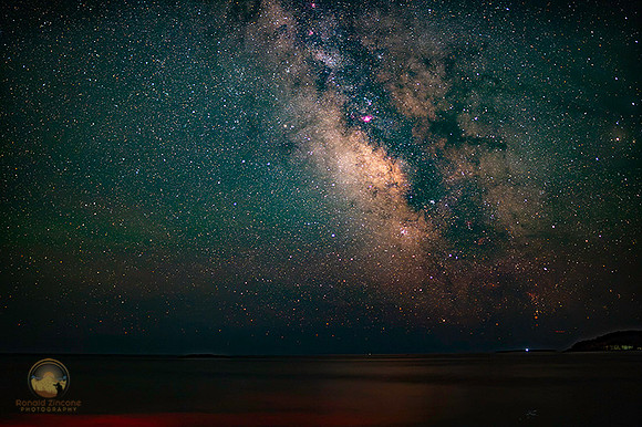 summer Milky Way over Sand Beach, Acadia, Maine copyright ronaldzinconephotography
