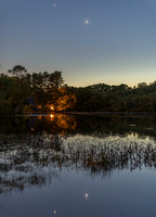 Venus and Jupiter Conjunction at Barber's Pond