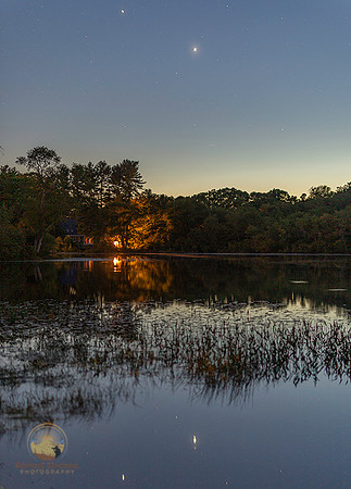 Venus and Jupiter Conjunction at Barber's Pond
