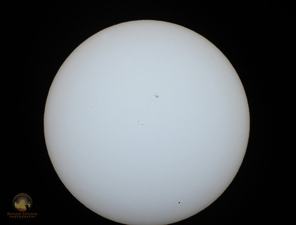 Mercury transits the Sun 5/9/16   Copyright ronaldzinconephotography