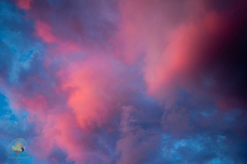 Sunset sky, Beach Pond, Exeter, RI copyright ronaldzinconephotography