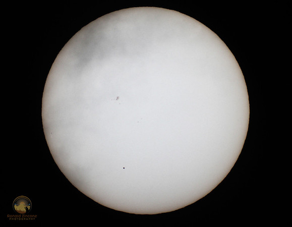 Mercury transits the Sun 5/9/16   Copyright ronaldzinconephotography