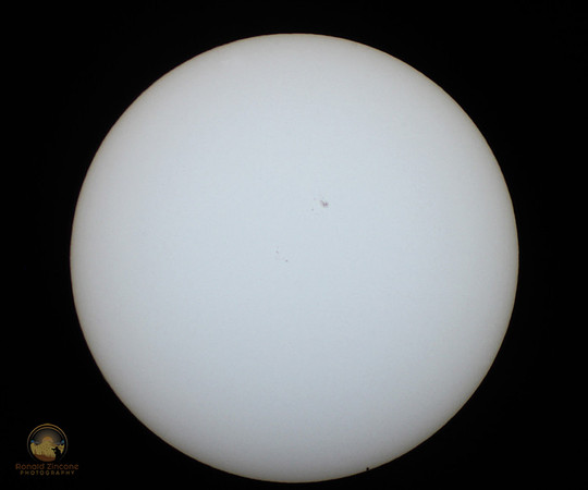 Mercury transits the Sun 5/9/16   Copyright ronaldzinconephotography