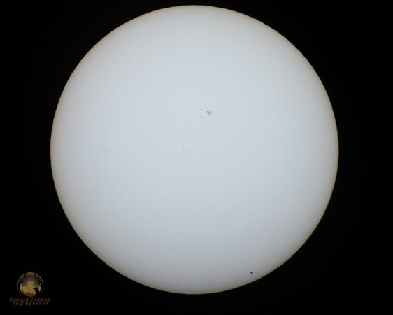 Mercury transits the Sun 5/9/16   Copyright ronaldzinconephotography