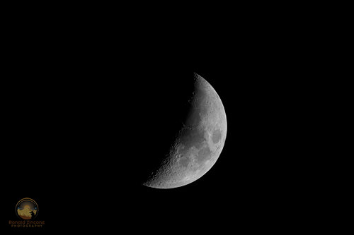 Crescent moon  Copyright ronaldzinconephotography