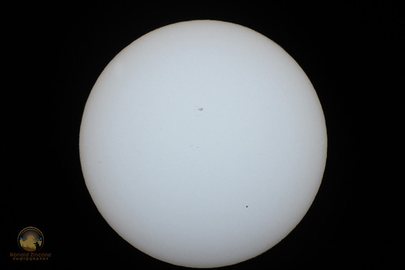 Mercury transits the Sun 5/9/16   Copyright ronaldzinconephotography